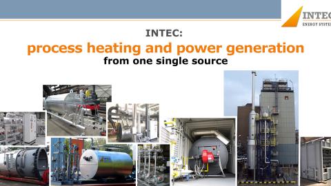 INTEC - process heating and power generation from one single source